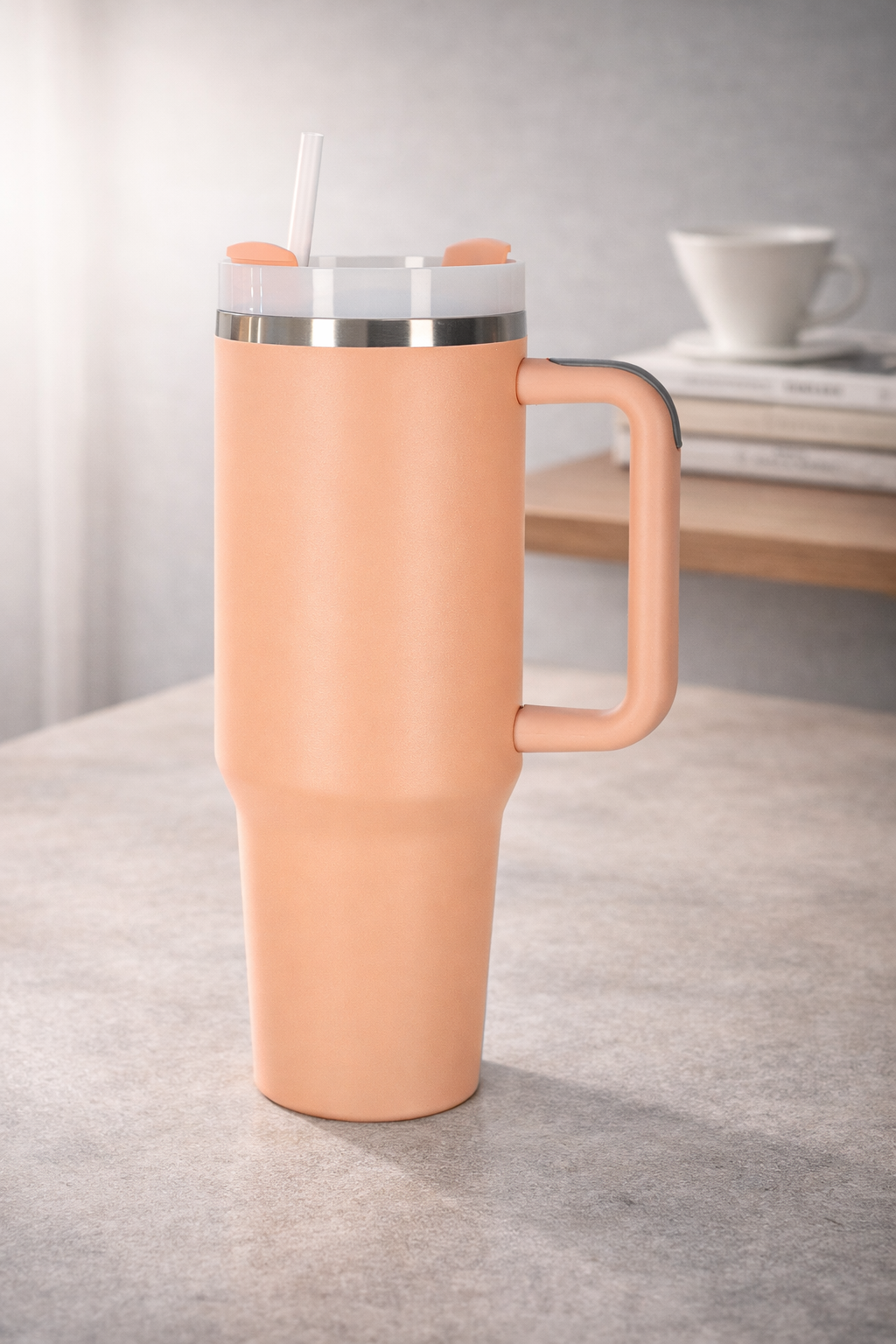 Travivo TitanQuench 1.2L – Stalowy Kubek Termiczny Pudrowy Róż - obrazek 2