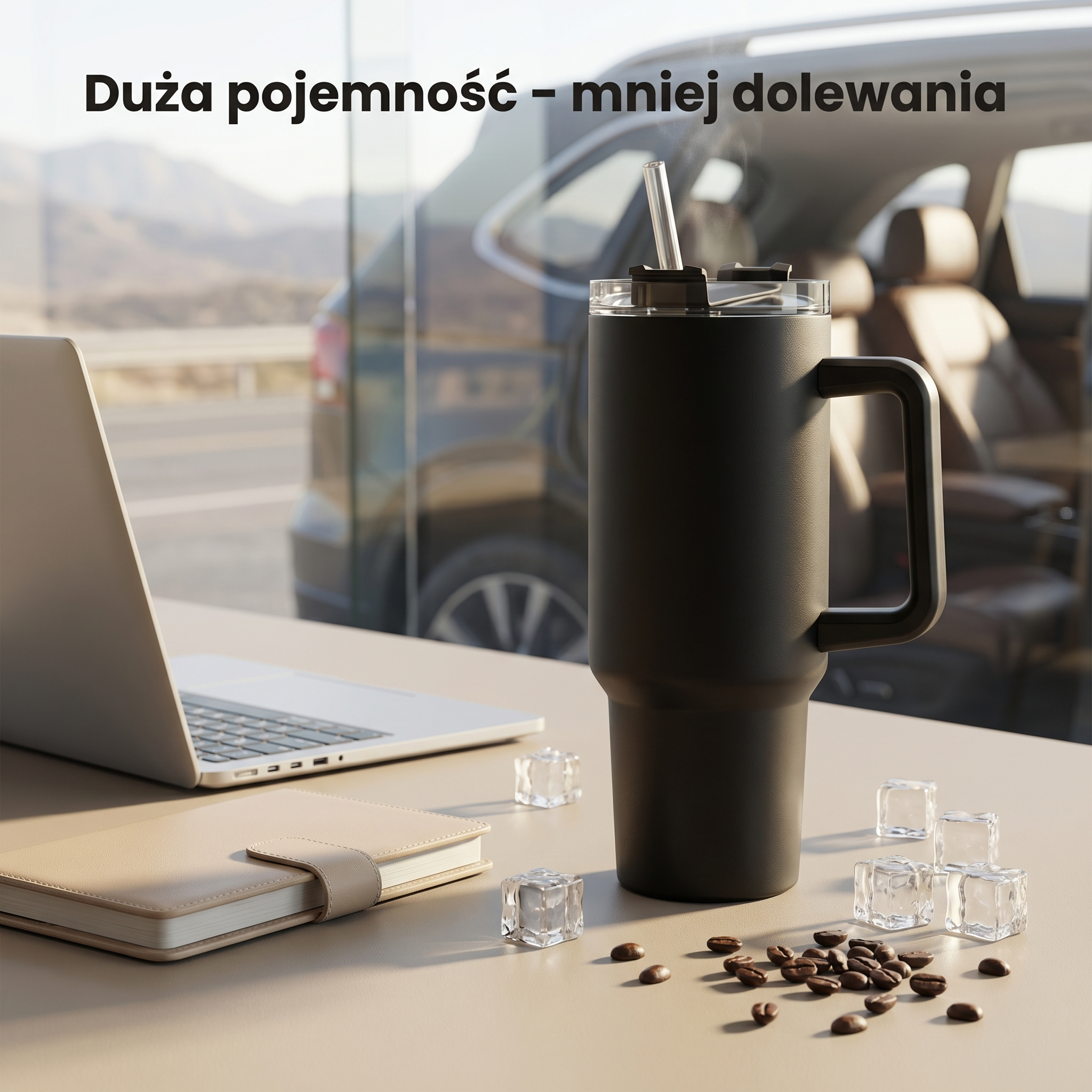 Kubek termiczny Travivo używany na co dzień